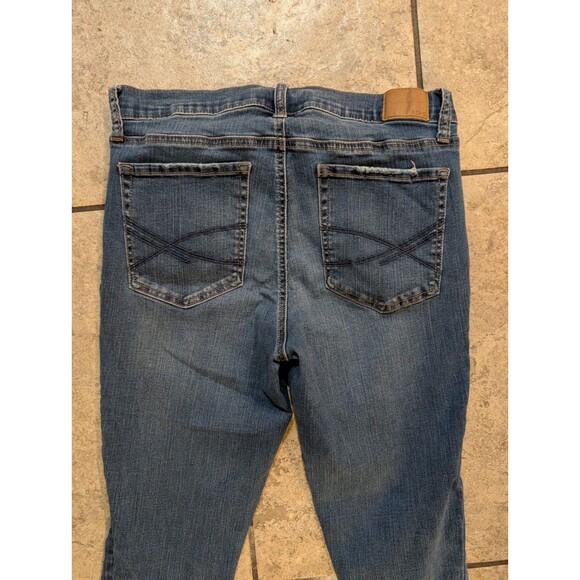 Aero High Rise Distressed Skinny Jeans Women’s Size 10 Regular Blue Stretch - Picture 2 of 11